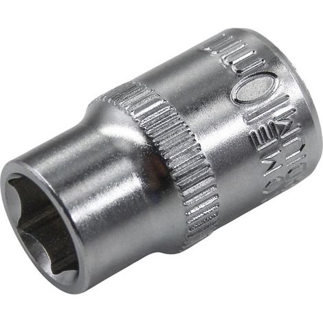Faithfull Hex Socket 3/8In Drive 10Mm Chrome-Vanadium Steel (1/2)