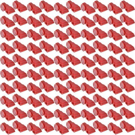 Supermarket hook lock, 100 pieces, anti-theft, display shelf, 4.5mm hook fixing accessories (1/5)