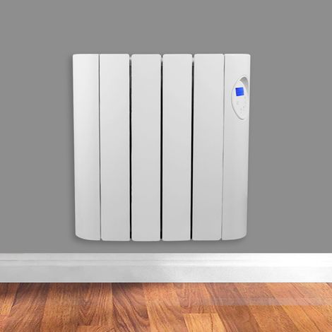 Futura 600W Oil Filled Electric Radiator Panel Heater 24/7 Day Timer Lot 20 Wall Mounted Low Energy Retention Heater (1/5)