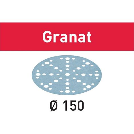 Festool – Disque abrasif 150mm P220 – Lot de 10 – Pour peinture COV et supports durs – Système MULTI-JETSTREAM 2