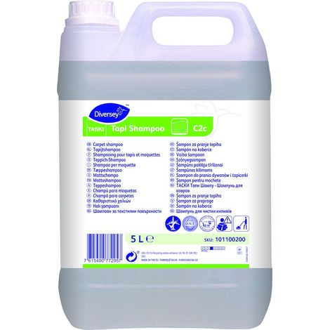 TASKI Tapi Shampoo C2c ââ‚“ 5L - Shampooing liquide pour moquettes et tapis