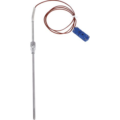 Remplacement du moule du thermocouple de type T‑Sonde de température NTC 200 °C à 350 °C avec bouchon de 5 mm de diamètre et sonde de 285 mm. (1/5)