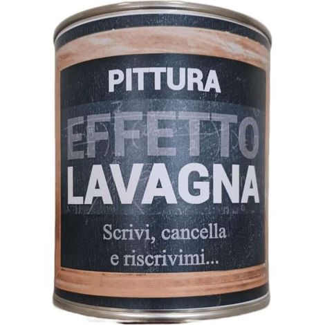 pittura all'acqua nero opaco 500 ml