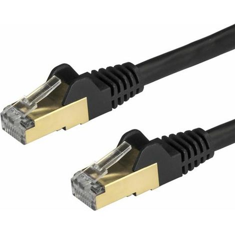 Cable de Red Rígido UTP Categoría 6 Startech 6ASPAT2MBK 2 m (1/2)