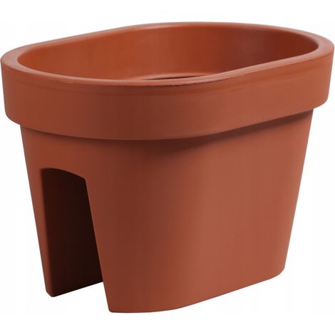 DLOFR400-R624 Terrakotta-Blumentopf für Balustrade Lofly