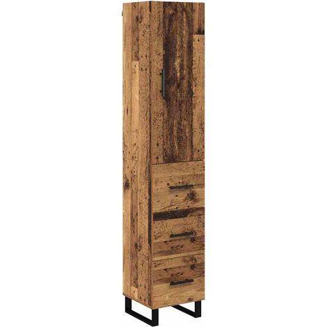 Maison Exclusive - Alacena Madera Vieja 34,5 x 34 x 180 cm Madera