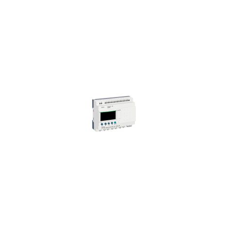 Smart relay modulare Zelio Logic - 24 I/O - 24 V CA - Orologio - Display - SR3B261B