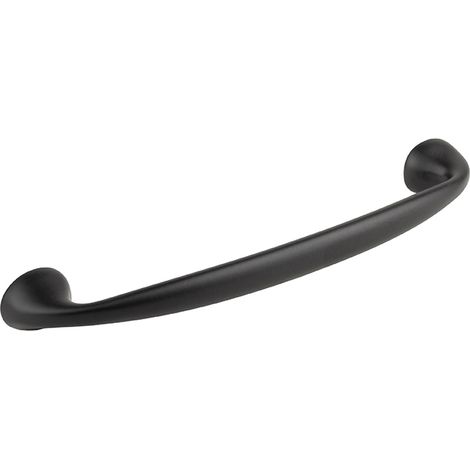 Uroso 96 Möbelgriff mattschwarz + Schrauben SANS MARQUE