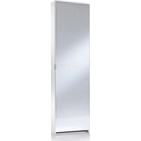 Zapatero Con Puerta Única De Espejo De 50 Cm (1/2)