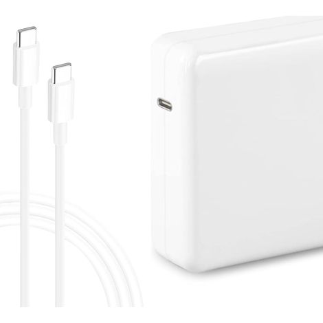 Chargeur USB C Type C 87 W pour MacBook Pro 14 2023/2021,13 2022 2022 2021 2020 2019 2018, MacBook 12 2015-2017, MacBook Air 13 M2 2022 2022 2022 M1 2. 020 2019 2018, 1.8 m de câble (1/5)