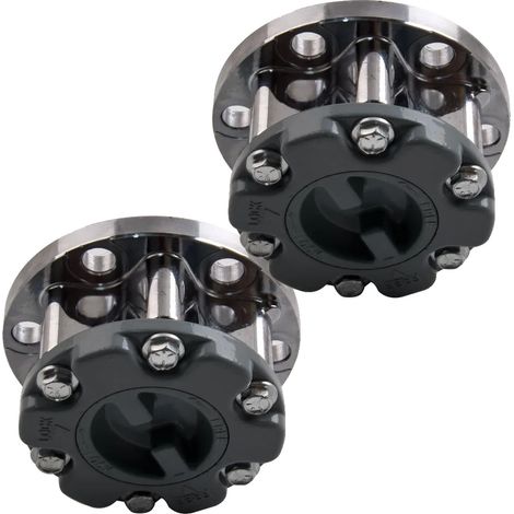Moyeux de Roue Libres, Alliage de Zinc, 10cm de Longueur x 8cm de Largeur x 21cm de Hauteur, S'adapte aux Camionnettes 4x4, Véhicules Tout-Terrain de 1990 à 2000 (MT), 28 Dents (1/5)
