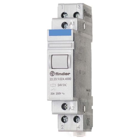 Relais finder 222390124000 20A 12V DC modulaire
