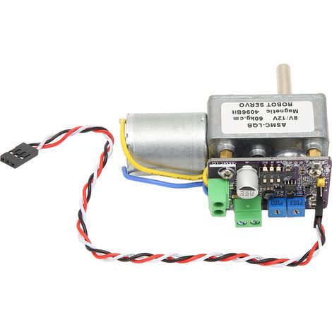 Servo Moteur Robot Haute Puissance 60Kg avec Engrenage à Vis sans Fin pour Bras Robotique et Contrôle de Vanne (1/5)