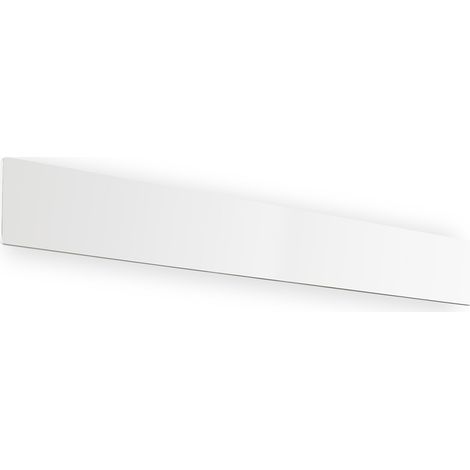 Applique Moderna Zig Zag Metallo Bianco Led 30W 4000K Luce Naturale (1/2)