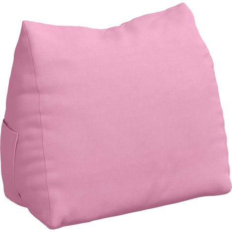 Back Pillow Pink 60 x 20 x 50 cm Fabric vidaXL