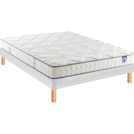 Ensemble Merinos HAPPY LIT + Sommier Twist + Pied 180x200 Latex