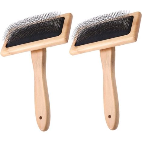 Brosse Cardeuse Laine Animaux Compagnie Outil Mélange Feutre Grand Format 15x12cm (1/4)
