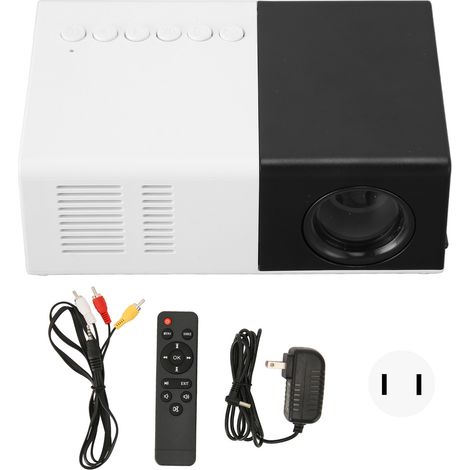 Mini-projecteur LED 25-30 ANSI Lumens WiFi miroir d'écran smartphone 16:9 1080P portable cinéma maison 100-240V prise US (1/5)