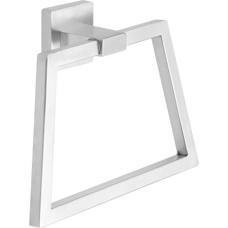 Porte Serviette Salle de Bain, Longueur 19 CM, Barres Porte-Serviettes Support Mural, en 304 Acier Inoxydable, Porte Serviette de Bain Antirouille et Durable, Brossé (1/5)