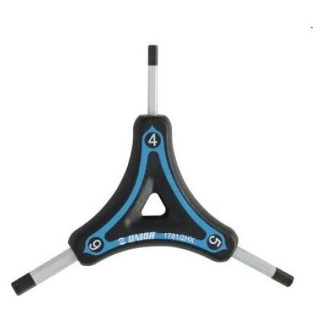 Llave Allen Unior 1781/2HX mango ergonómico plástico