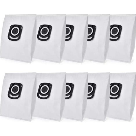Lot de 10 sacs d'aspirateur ZR200520, Pour Rowenta Compact Power, X-Trem Power et Silence Force (RO64xx RO63xx RO68xx RO39xx) (1/4)