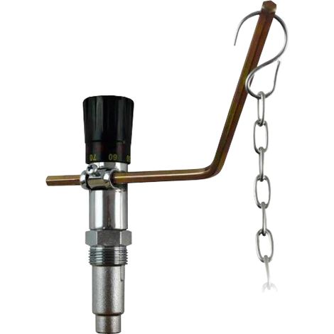 Sivac – Régulateur de combustion manuel RT4 – Plage de régulation 30-90°C – Température max 120°C – Installation horizontale/verticale