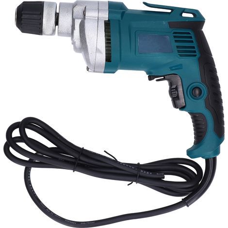 1080W 220V Elektrobohrmaschine mit Bohrfutter, Hochleistungs-Schraubendreher mit Kabel, Rechts-/Linkslauf, Bohrwerkzeug für Heimwerker und Baustellen (1/5)