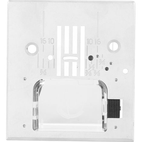 Plaque-aiguille en plastique et acier Q235, position précise et durable, compatible machines SC022, 2639, 2662 - remplacement plaque aiguille couture (1/5)
