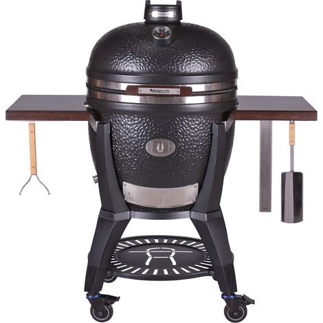 Barbecue Kamado Avantgarde 55cm – Chariot inclus – Température 90-400°C – Céramique garantie à vie – Pour plus de 10 personnes – Monolith (1/5)