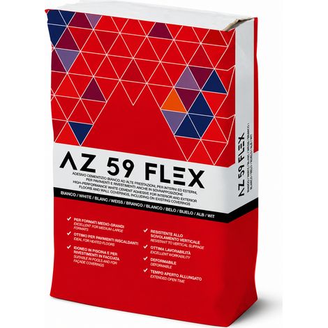 Mortier - colle GRIS carrelage FLEX grands formats 25KG