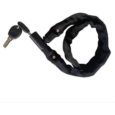 Antivol vélo, pour Vélo Scooter/ Moto/ Chaîne Antivol de Antivol Vélo (88 cm) Chaîne Ativol en Acier pour Porte Clôture-Ywey (1/4)