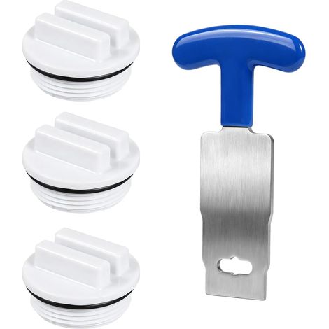 1,5 inch Bouchon d'hiver pour Piscine avec Outil de Retrait Bouchon (1/5)