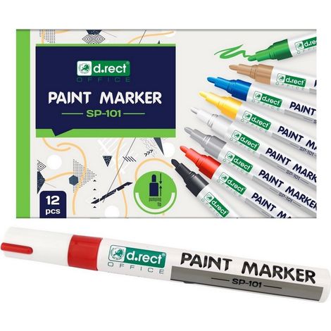 Marker D.rect SP-101 rotes Öl 12 Stück. (1/5)