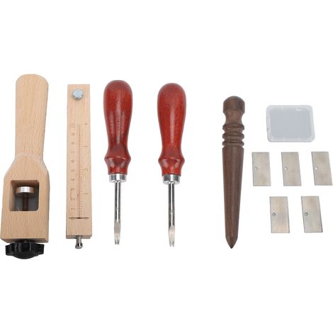 Sangle en cuir coupe-réglable outil de découpe de lanière en cuir avec échelle transparente pour bricolage (1/5)