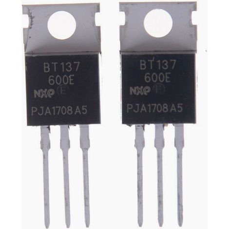5pcs BT137-600E Triacs 8A 600V (1/5)
