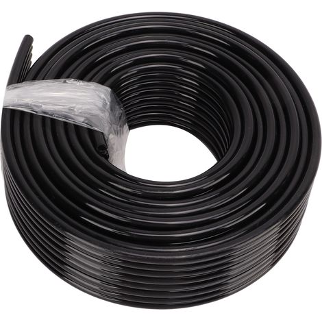 Tuyau d'encre haute résistance HTPE 8 lignes noir 6x4mm pour imprimante UV, 3m (1/5)