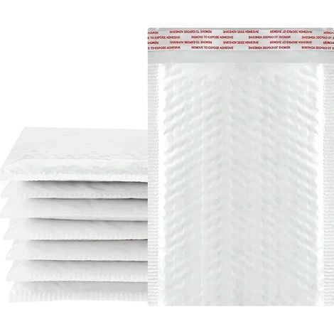 Sobres de plástico de burbujas, material resistente, diseño autoadhesivo, 11x15 cm, 30 unidades (1/2)