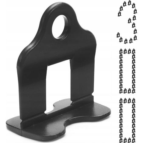 SIMPLEFIX SYSTÈME DE NIVELLEMENT POUR CARREAUX 300 CLIPS JOINT NOIR 1MM (1/4)