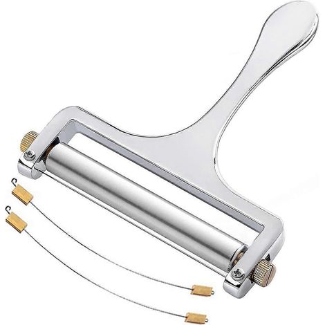 Trancheuses à fromage robustes en acier inoxydable - 2 fils supplémentaires inclus (1/5)