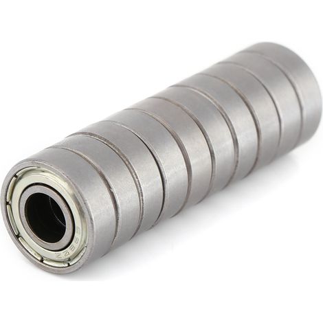 Roulements miniatures en acier 698ZZ, 8 x 19 x 6 mm, lot de 10. (1/5)