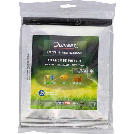 Mortier chimique pour scellement de poteaux - 300 ml - Scellement rapide (1/2)