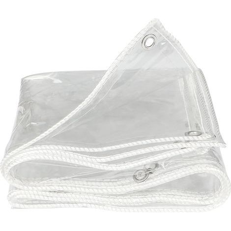Bâche de protection, Bâche armée transparente 350g/m2 ,2 x 3M (1/2)