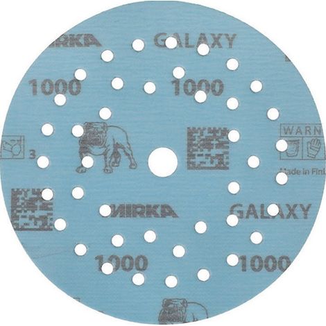 Disco abrasivo adesivo GALAXY Grip Multifit 125mm K.1000 f.HO/metallo/lacca/co. (Per 50)