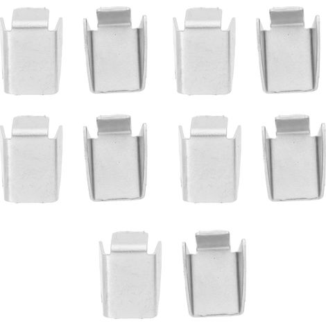 10 Pièces Clips D'Étagère en Métal Clip pour Étagère Robuste Support D'Étagère pour Armoires De Bureau Et Classeurs Installation sans Outil pour Rangement Maison Bureau (1/5)