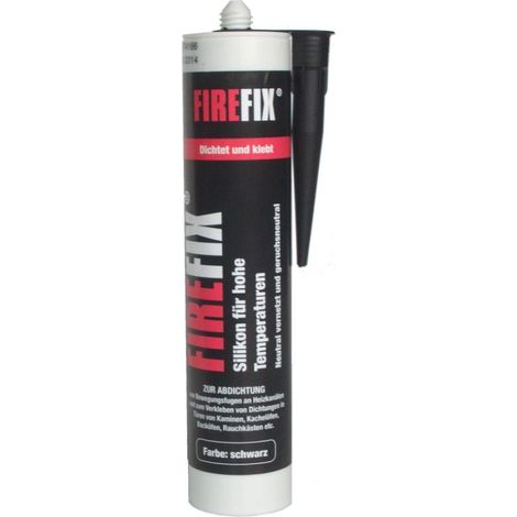 FireFix Silikon hitzebeständig schwarz 310 ml Kaminzubehör Kamin Dichtmasse