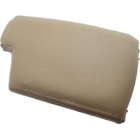 Couvercle de console centrale en cuir beige pour accoudoir, compatible avec BMW Série 3 E90 E91 E92 E93 (2005-2013). (1/5)