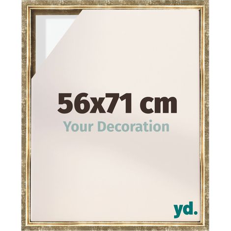 Your Decoration - Cadre flottant - Or Antique - Cadre en caisse américaine pour toile sur chassis - MDF - Lyon (1/5)