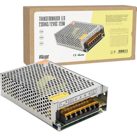 LED-Transformator 12VDC 120W/10A IP20 [BX3-TRIP25120W10A]