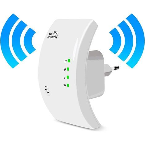 Répéteur WiFi sans Fil 300Mbps WiFi Extender Amplificateur de Signal WiFi Longue Portée Booster WiFi avec Point D'accès au Port Ethernet Répéteur WLAN Configuration Simple (1/4)