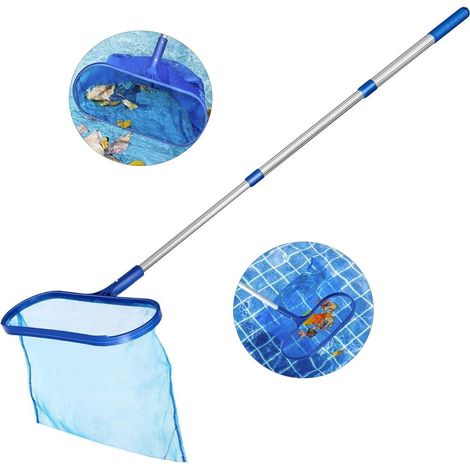 Épuisettes de Surface, Épuisettes pour ramassage des Feuilles, Épuisettes de Surface pour Piscine pour Piscines, Spas, Bassins et Fontaines